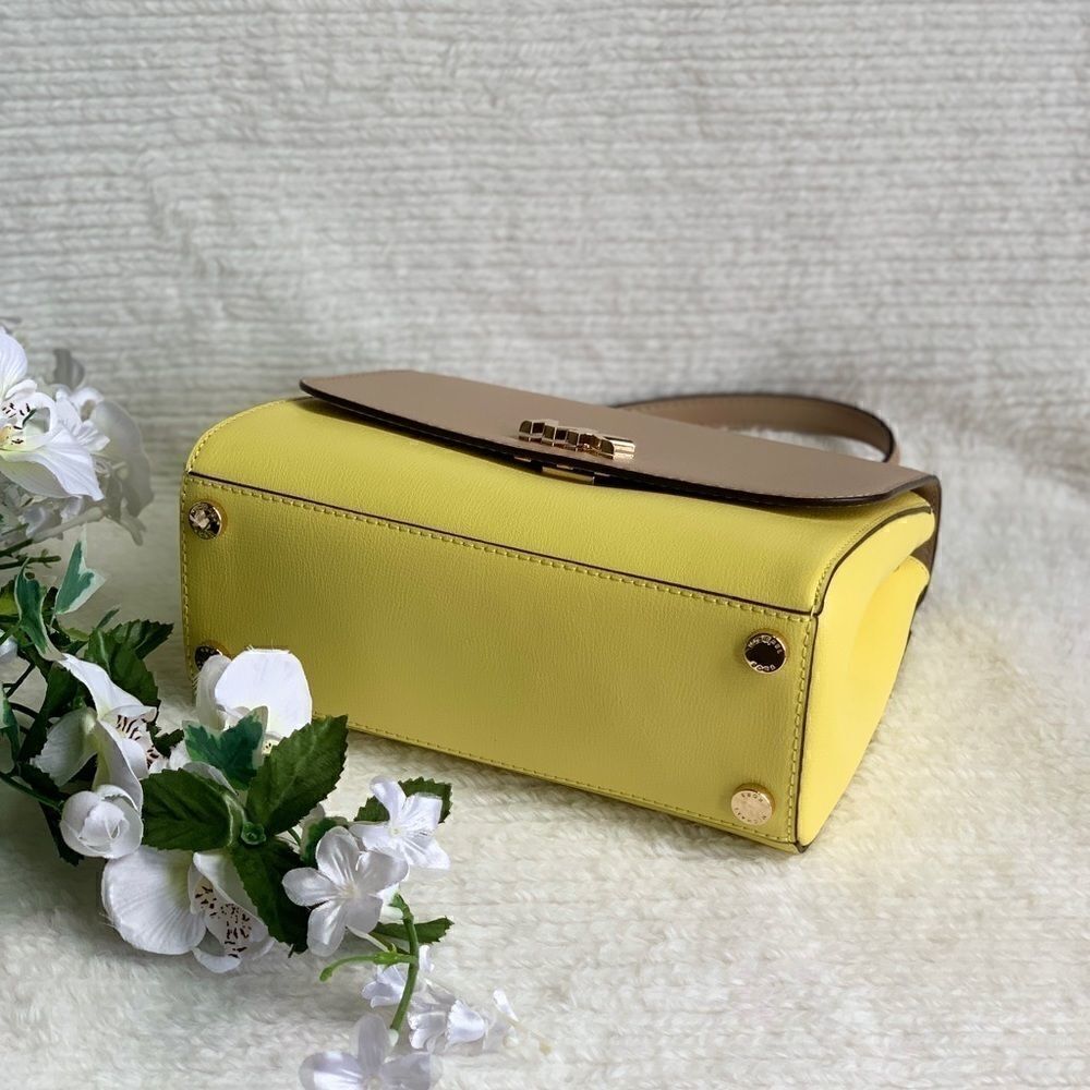 NWT MICHAEL KORS Mott Medium Leather Satchel - Picture 7 of 16